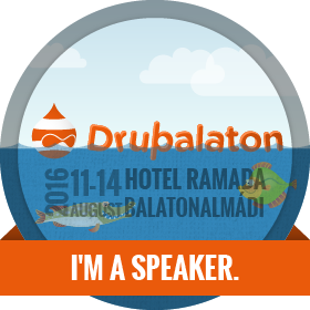 Drupalaton 2016 - I am a speaker