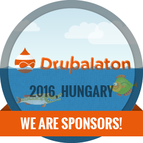 Drupalaton 2016 - We are sponsors